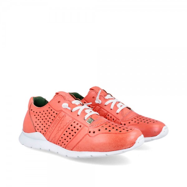 Sneakers Helios Coral-Blanco