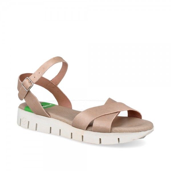 SANDALIAS CRETA S DARLING BEIGE BLANCO PURO