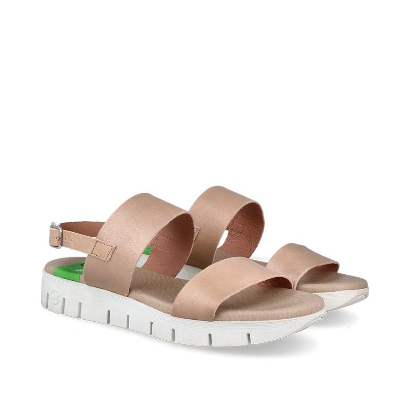 SANDALIAS SANTORINI S DARLING BEIGE BLANCO PURO