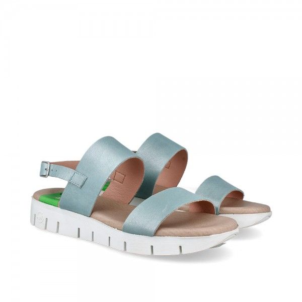 SANDALIAS SANTORINI S DARLING BLUE BLANCO PURO