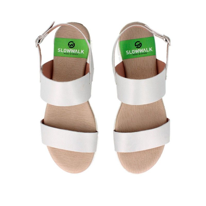SANDALIAS SANTORINI S DARLING WHITE BLANCO PURO