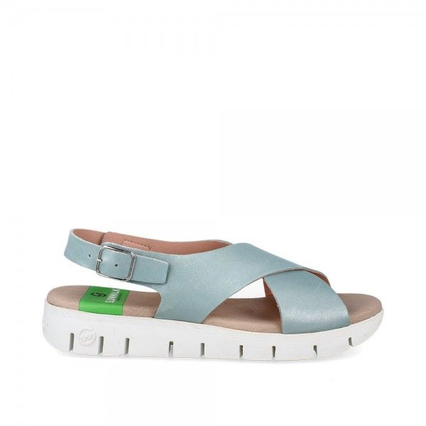 SANDALIAS SYROS S DARLING BLUE BLANCO PURO