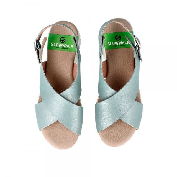 SANDALIAS SYROS S DARLING BLUE BLANCO PURO