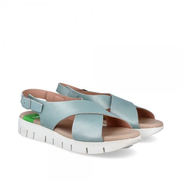 SANDALIAS SYROS S DARLING BLUE BLANCO PURO