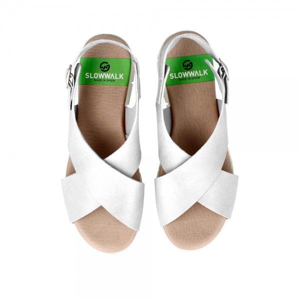 SANDALIAS SYROS S DARLING BEIG BLANCO PURO