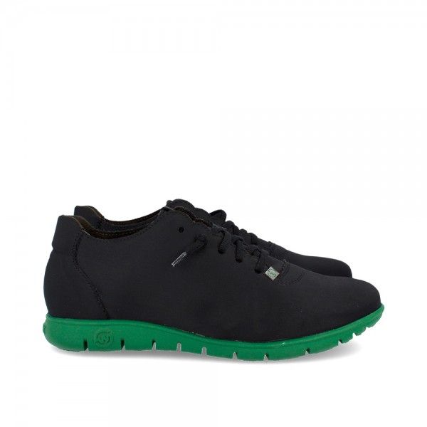 SNEAKERS MORVI BLACK-GREEN