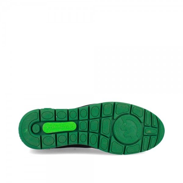 SNEAKERS MORVI BLACK-GREEN