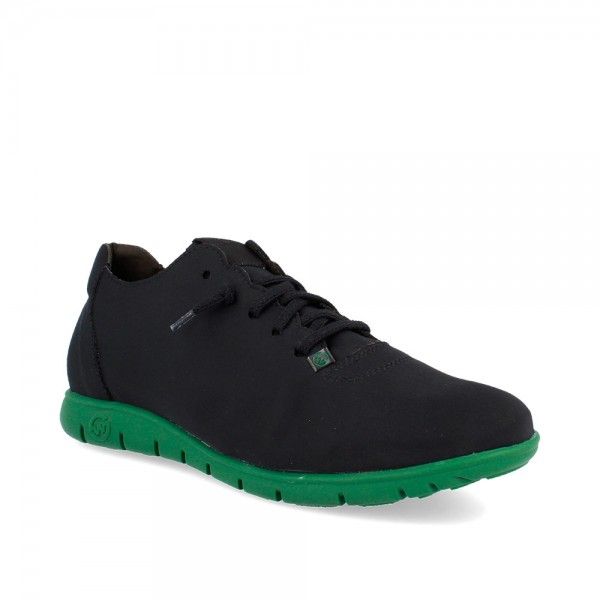 SNEAKERS MORVI BLACK-GREEN