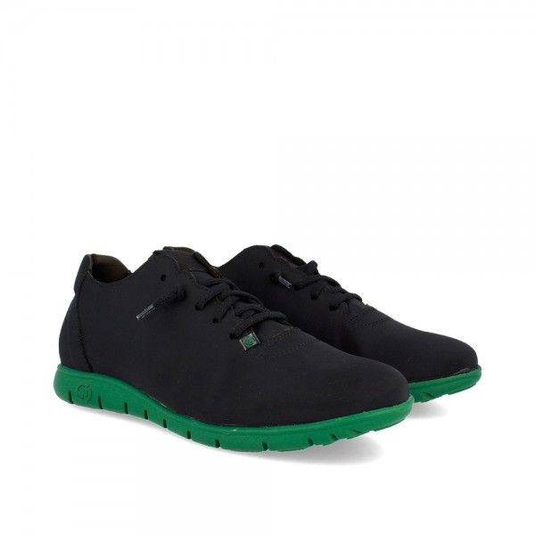 SNEAKERS MORVI BLACK-GREEN