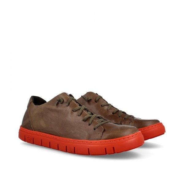 SNEAKERS KRAZ KHAKI-RUST