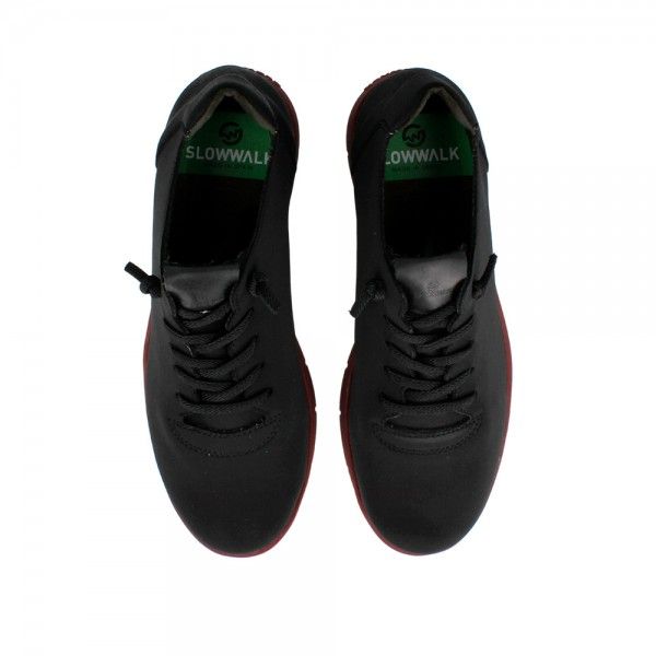 SNEAKERS MORVI LYCRA BLACK-WINE