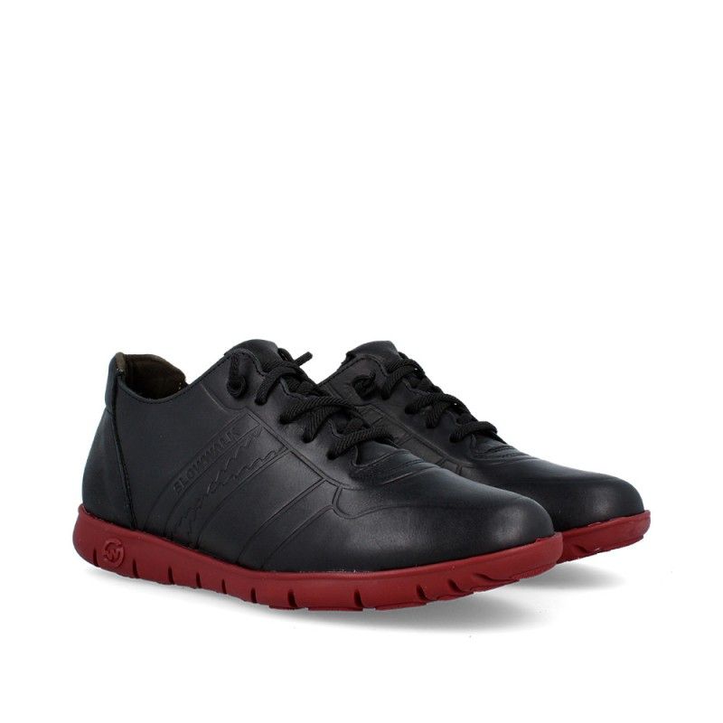 SNEAKERS MORVI BLACK-WINE