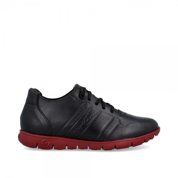 SNEAKERS MORVI BLACK-WINE