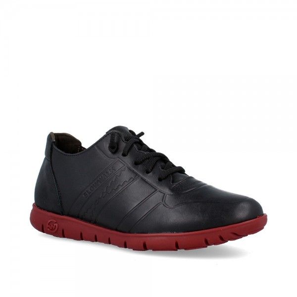 SNEAKERS MORVI BLACK-WINE