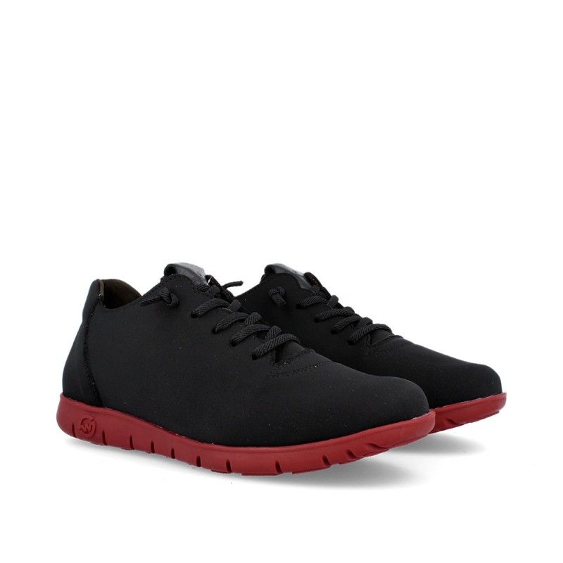 SNEAKERS MORVI BLACK-WINE