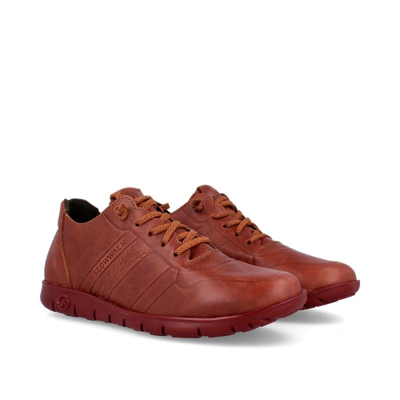 SNEAKERS MORVI BROWN-WINE